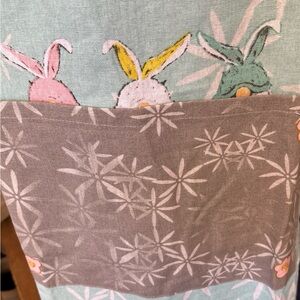 Bunny Easter Gnome APRON Pantry Style Large Front Pocket adjustable ties pastel